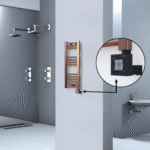 Radiva HAITI Elektirikli Havlupan 300x800 Düz Bakır Eskitme (KTX1 Termostat) 200W