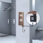 Radiva HAITI Elektirikli Havlupan 300x800 Düz Bakır Eskitme (KTX1 Termostat) 200W Spiral Kablolu