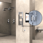 Radiva HAITI Elektirikli Havlupan 300x800 Düz Krom (KTX4 Termostat) 200W Spiral Kablolu