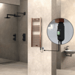 Radiva HAITI Elektirikli Havlupan 400x1000 Düz Bakır Eskitme (On/Off Düğmeli) 200W