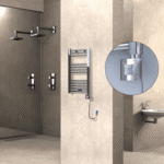 Radiva HAITI Elektirikli Havlupan 400x700 Düz Krom (KTX1 Termostat) 200W Spiral Kablolu