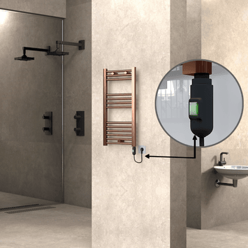 Radiva HAITI Elektirikli Havlupan 400x800 Düz Bakır Eskitme (On/Off Düğmeli) 200W Radiva HAITI Elektirikli Havlupan 400x800 Düz Bakır Eskitme (On/Off Düğmeli) 200W