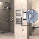 Radiva HAITI Elektirikli Havlupan 500x1000 Düz Krom (KTX4 Termostat) 300W Spiral Kablolu