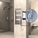 Radiva HAITI Elektirikli Havlupan 500x1100 Düz Krom (KTX4 Termostat) 300W Spiral Kablolu