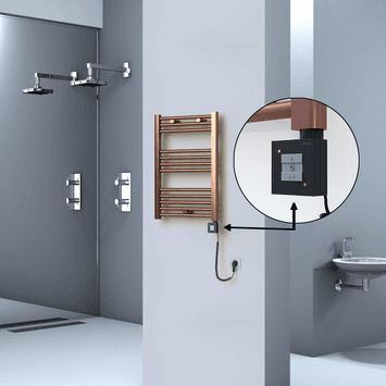 Radiva HAITI Elektirikli Havlupan 500x700 Düz Bakır Eskitme (KTX1 Termostat) 200W Spiral Kablolu Radiva HAITI Elektirikli Havlupan 500x700 Düz Bakır Eskitme (KTX1 Termostat) 200W Spiral Kablolu