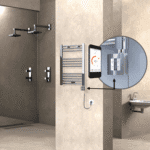 Radiva HAITI Elektirikli Havlupan 500x700 Düz Krom (KTX4 Termostat) 200W Spiral Kablolu