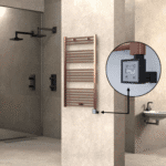 Radiva HAITI Elektirikli Havlupan 600x1100 Düz Bakır Eskitme (KTX3 Termostat) 300W