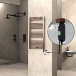 Radiva HAITI Elektirikli Havlupan 600x1100 Düz Bakır Eskitme (On/Off Düğmeli) 300W