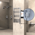 Radiva HAITI Elektirikli Havlupan 600x1100 Düz Krom (KTX4 Termostat) 300W Spiral Kablolu