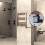 Radiva HAITI Elektirikli Havlupan 600x800 Düz Bakır Eskitme (KTX3 Termostat) 300W