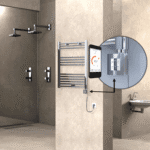 Radiva HAITI Elektirikli Havlupan 600x800 Düz Krom (KTX4 Termostat) 300W Spiral Kablolu