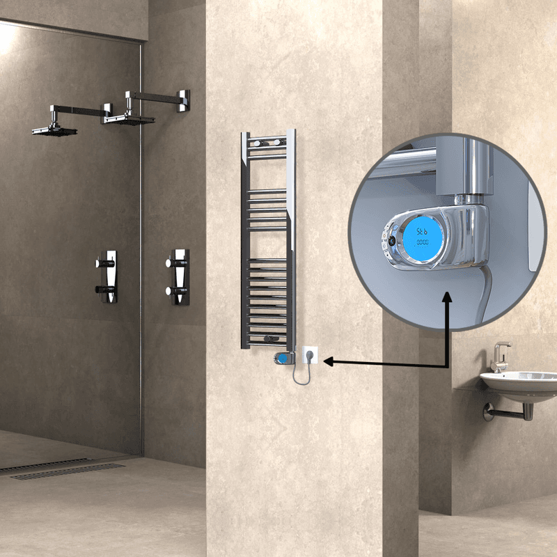 Radiva Haiti Elektrikli Havlupan 300x1000 Düz Krom (Musa Termostat) 200 Watt Radiva Haiti Elektrikli Havlupan 300x1000 Düz Krom (Musa Termostat) 200 Watt