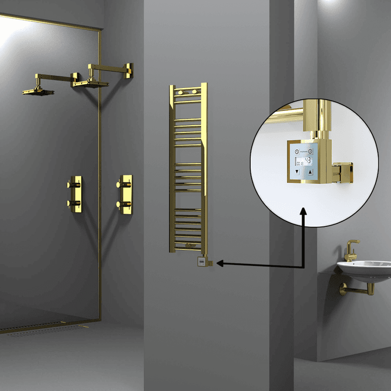 Radiva Haiti Elektrikli Havlupan 300x1100 Düz Altın Parlak (KTX3 Termostat) 200 Watt Radiva Haiti Elektrikli Havlupan 300x1100 Düz Altın Parlak (KTX3 Termostat) 200 Watt