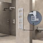 Radiva Haiti Elektrikli Havlupan 300x1200 Düz Beyaz Parlak (KTX3 Termostat) 300 Watt