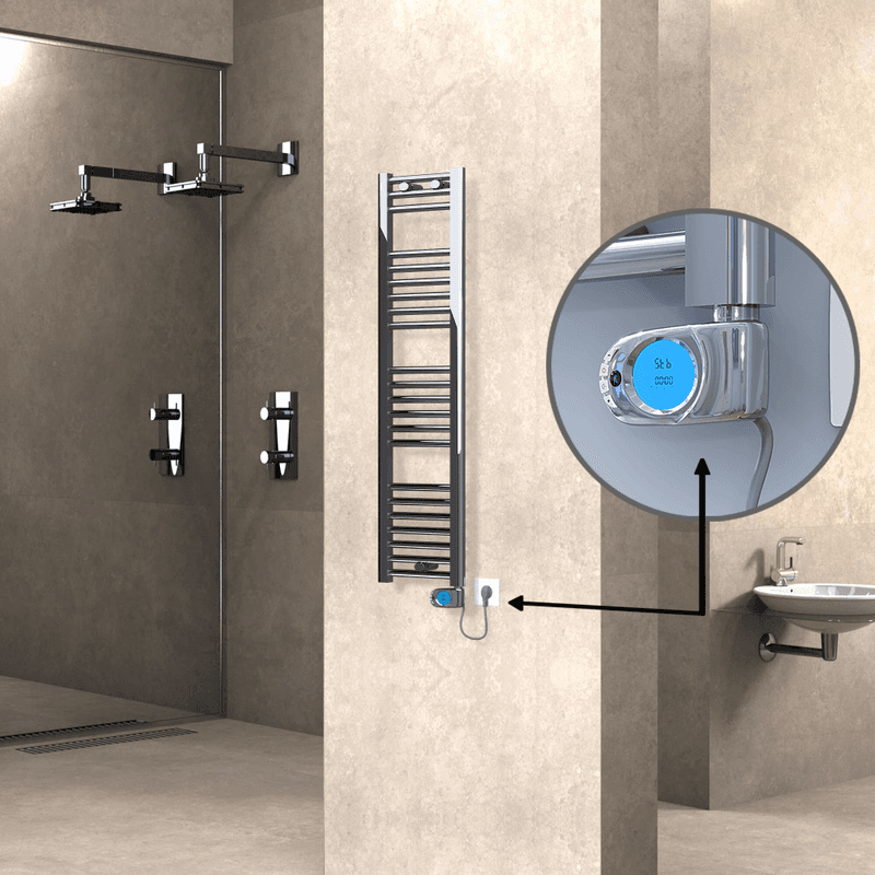 Radiva Haiti Elektrikli Havlupan 300x1200 Düz Krom (Musa Termostat) 200 Watt Radiva Haiti Elektrikli Havlupan 300x1200 Düz Krom (Musa Termostat) 200 Watt