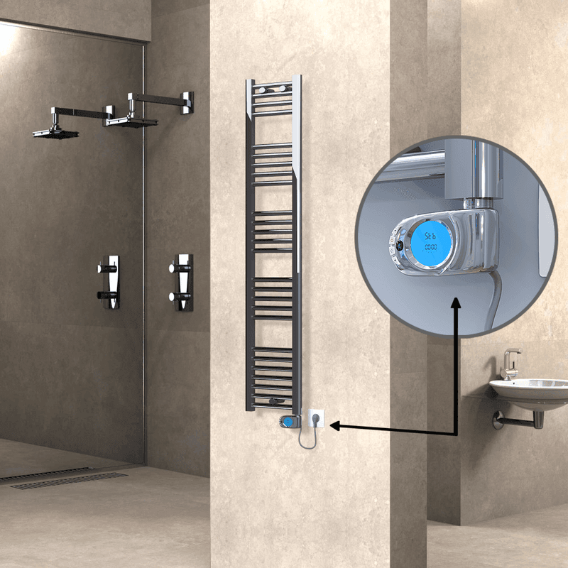 Radiva Haiti Elektrikli Havlupan 300x1500 Düz Krom (Musa Termostat) 300 Watt Radiva Haiti Elektrikli Havlupan 300x1500 Düz Krom (Musa Termostat) 300 Watt