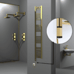 Radiva Haiti Elektrikli Havlupan 300x1800 Düz Altın Parlak (OneD On/Off ) Sol 300 Watt