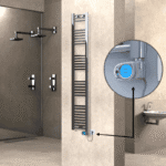 Radiva Haiti Elektrikli Havlupan 300x1800 Düz Krom (Musa Termostat) 300 Watt