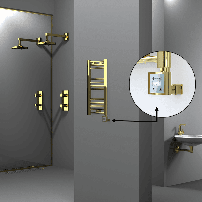 Radiva Haiti Elektrikli Havlupan 300x700 Düz Altın Parlak (KTX3 Termostat) 200 Watt Radiva Haiti Elektrikli Havlupan 300x700 Düz Altın Parlak (KTX3 Termostat) 200 Watt