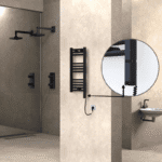 Radiva Haiti Elektrikli Havlupan 300x700 Düz Siyah Mat (OneD On/Off ) Sağ 200 Watt