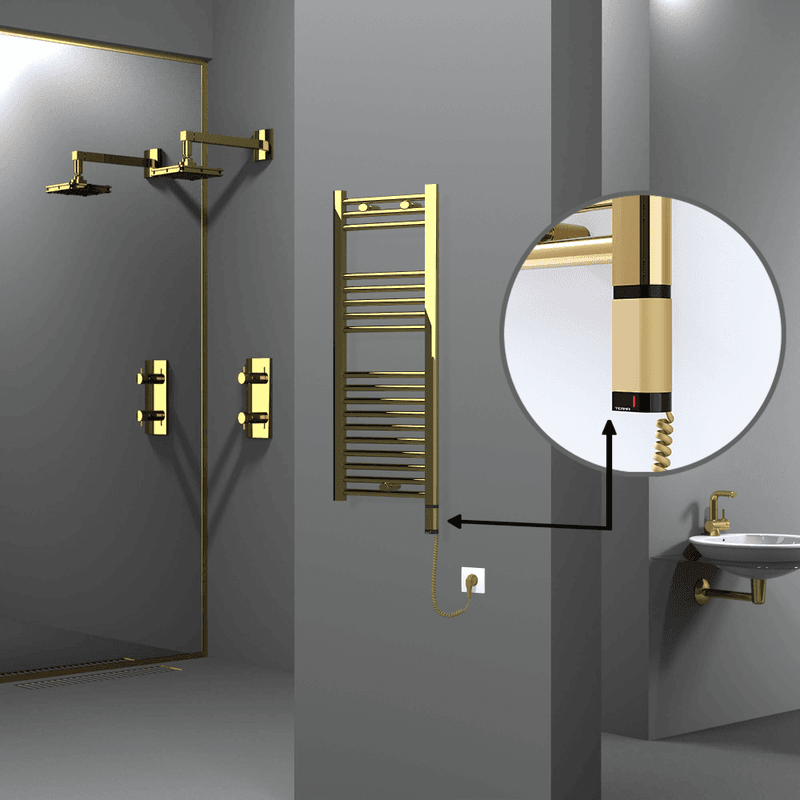 Radiva Haiti Elektrikli Havlupan 400x1000 Düz Altın Parlak (OneD On/Off ) Sağ 200 Watt Radiva Haiti Elektrikli Havlupan 400x1000 Düz Altın Parlak (OneD On/Off ) Sağ 200 Watt