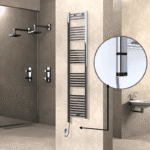 Radiva Haiti Elektrikli Havlupan 400x1800 Düz Krom (OneD On/Off ) Sol 300 Watt