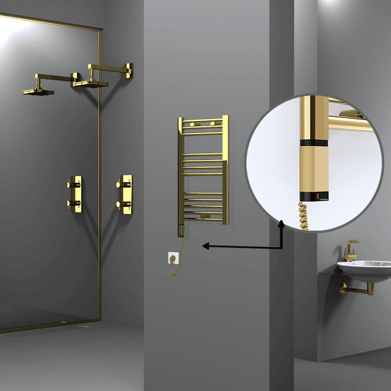 Radiva Haiti Elektrikli Havlupan 400x700 Düz Altın Parlak (OneD On/Off ) Sol 200 Watt Radiva Haiti Elektrikli Havlupan 400x700 Düz Altın Parlak (OneD On/Off ) Sol 200 Watt