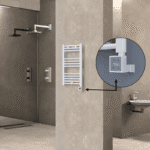 Radiva Haiti Elektrikli Havlupan 400x700 Düz Beyaz Parlak (KTX3 Termostat) 300 Watt