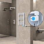 Radiva Haiti Elektrikli Havlupan 400x700 Düz Beyaz Parlak (Musa Termostat) 300 Watt