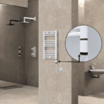 Radiva Haiti Elektrikli Havlupan 400x700 Düz Beyaz Parlak (OneD On/Off ) Sağ 300 Watt