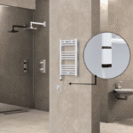 Radiva Haiti Elektrikli Havlupan 400x700 Düz Beyaz Parlak (OneD On/Off ) Sol 300 Watt