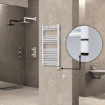 Radiva Haiti Elektrikli Havlupan 500x1000 Düz Beyaz Parlak (OneD On/Off ) Sağ 300 Watt