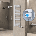 Radiva Haiti Elektrikli Havlupan 500x1500 Düz Beyaz Parlak (Musa Termostat) 600 Watt