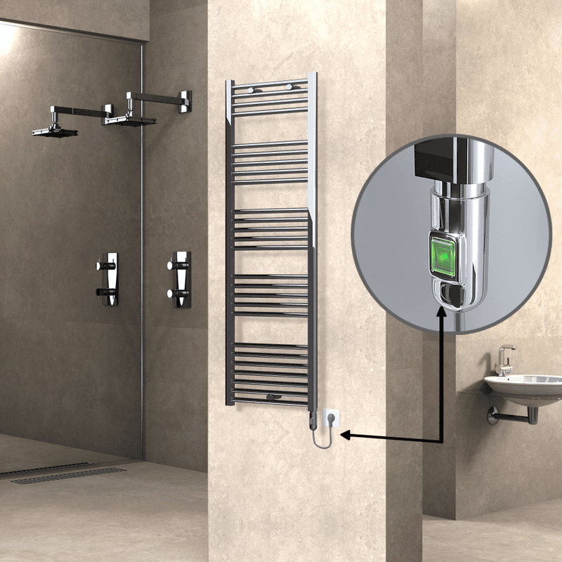 Radiva Haiti Elektrikli Havlupan 500x1500 Düz Krom (On/Off Düğmeli) 600 Watt Radiva Haiti Elektrikli Havlupan 500x1500 Düz Krom (On/Off Düğmeli) 600 Watt