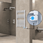 Radiva Haiti Elektrikli Havlupan 600x1000 Düz Beyaz Parlak (Musa Termostat) 600 Watt