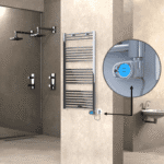 Radiva Haiti Elektrikli Havlupan 600x1200 Düz Krom (Musa Termostat) 300 Watt