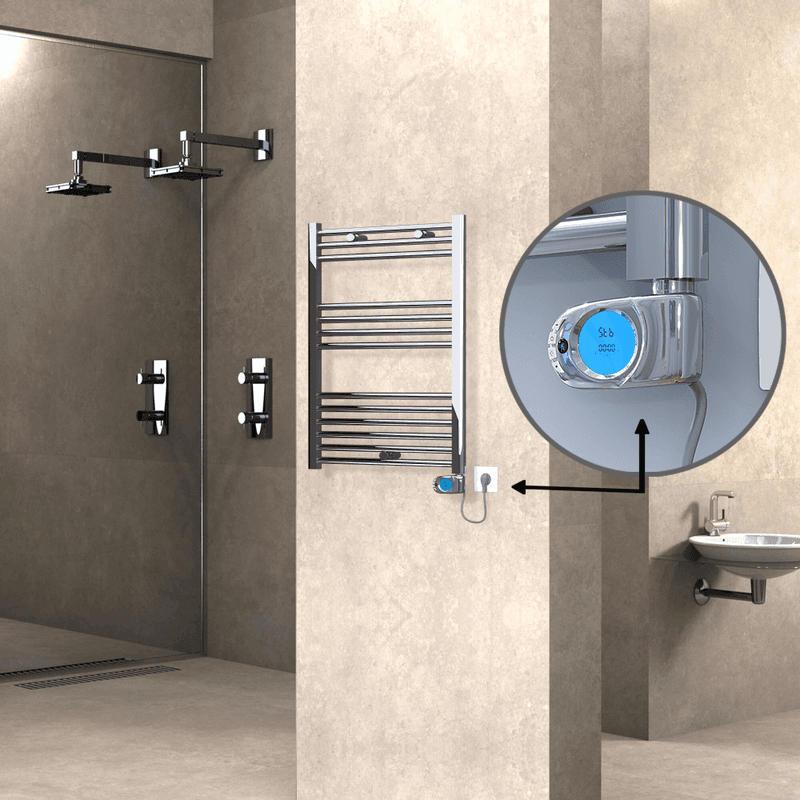 Radiva Haiti Elektrikli Havlupan 600x800 Düz Krom (Musa Termostat) 300 Watt Radiva Haiti Elektrikli Havlupan 600x800 Düz Krom (Musa Termostat) 300 Watt