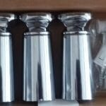 Radiva Havlupan Montaj Seti 4'lü Krom Kör Tapalı