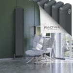 Radiva Kotto Alüminyum Radyatör 1800x356 Antrasit
