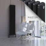 Radiva Kotto Alüminyum Radyatör 1800x356 Siyah