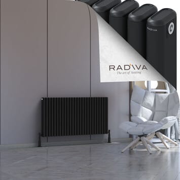 Radiva Kotto Alüminyum Radyatör 600x1166 Siyah