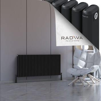 Radiva Kotto Alüminyum Radyatör 600x1346 Siyah