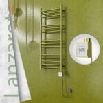 Radiva Lanzarote Elektrikli Havlupan 400x1000 Altın Ktx3 200 Watt Spiral Kablolu