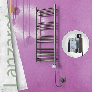 Radiva Lanzarote Elektrikli Havlupan 400x1000 Satine P. Ktx4 200 Watt Spiral Kablolu