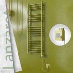 Radiva Lanzarote Elektrikli Havlupan 400x1200 Altın Ktx1 300 Watt Spiral Kablolu