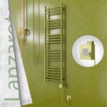 Radiva Lanzarote Elektrikli Havlupan 400x1500 Altın Ktx1 300 Watt Spiral Kablolu
