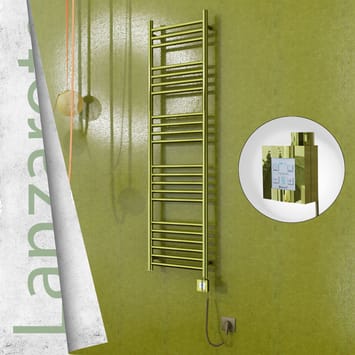 Radiva Lanzarote Elektrikli Havlupan 400x1500 Altın Ktx4 300 Watt Spiral Kablolu