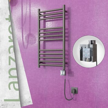 Radiva Lanzarote Elektrikli Havlupan 400x800 Satine P. Ktx4 200 Watt Spiral Kablolu