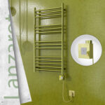 Radiva Lanzarote Elektrikli Havlupan 500x1000 Altın Ktx1 200 Watt Spiral Kablolu