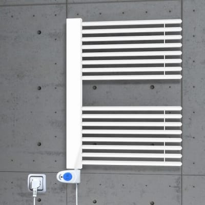 Radiva Male Elektrikli Havlupan 600x800 Beyaz (Musa Termostat) 600 Watt